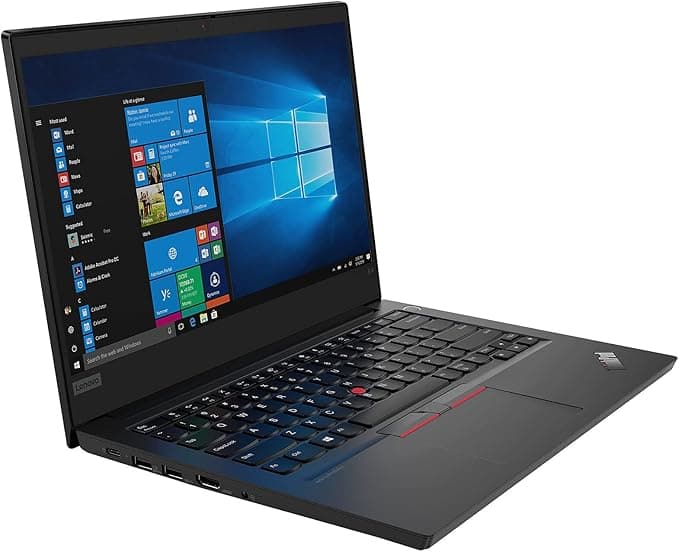 Lenovo ThinkPad E14 Gen 2 14" FHD (1920x1080) Laptop, 11th Gen Quad-Core i5-1135G7, 16GB DDR4 RAM, 512GB SSD, HDMI, Backlit Keyboard, Fingerprint Reader, Windows 10 Pro (Renewed) thumbnail 3
