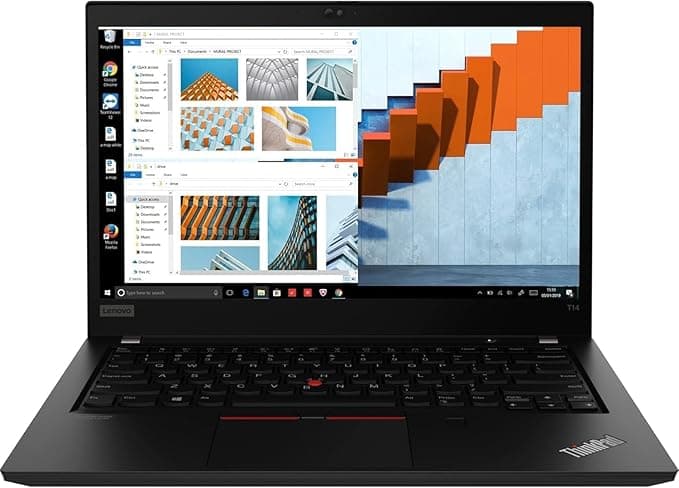 Lenovo ThinkPad T14 Gen2 Business Laptop Notebook, 14" Full HD 1920 x 1080 Display, 11th Gen Quad-Core i5-1135G7, 16GB DDR4 RAM, 1 TB, HDMI, Windows 11 Pro (Renewed)