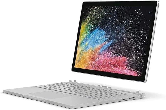 Microsoft Surface Book LCL-00001 2-in-1 Laptop, Intel Core i5-6300U, 8GB RAM, 256GB SSD (Renewed)
